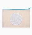Volleyball Patch Travel/Toiletry/Cosmetic Bag