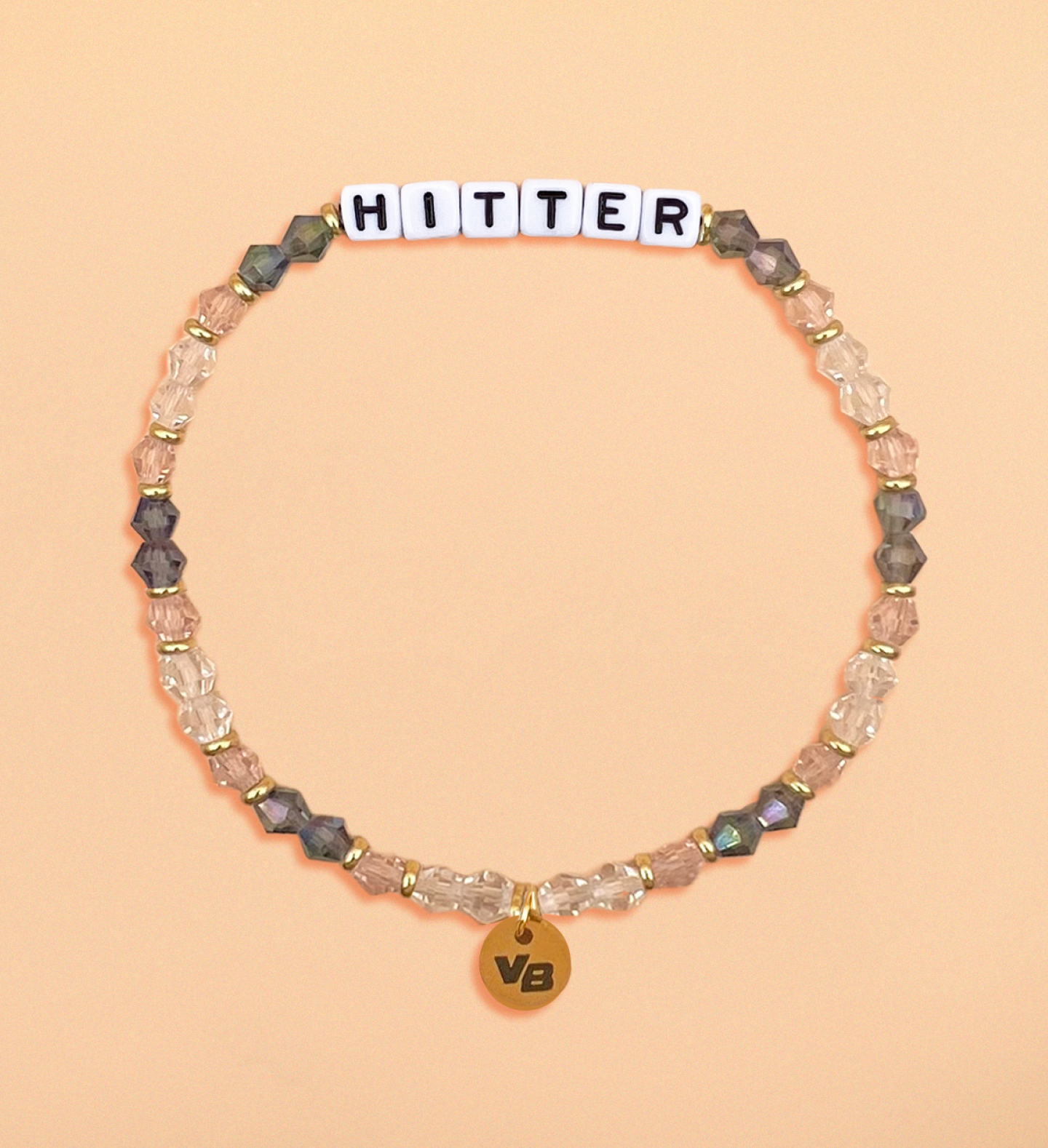 Volleyball Position Word Letter Bead Bracelet - HITTER