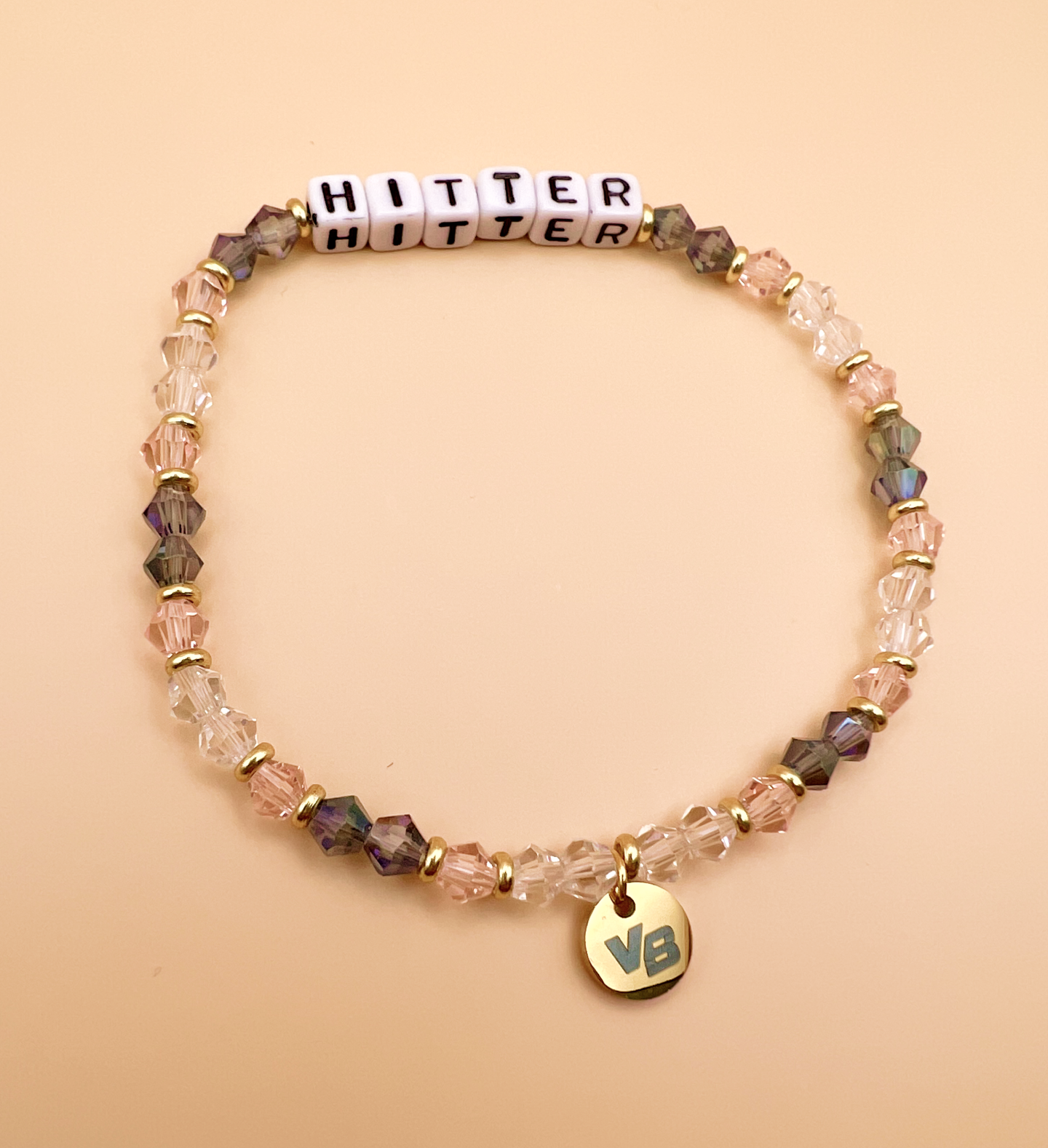 Volleyball Position Word Letter Bead Bracelet - HITTER