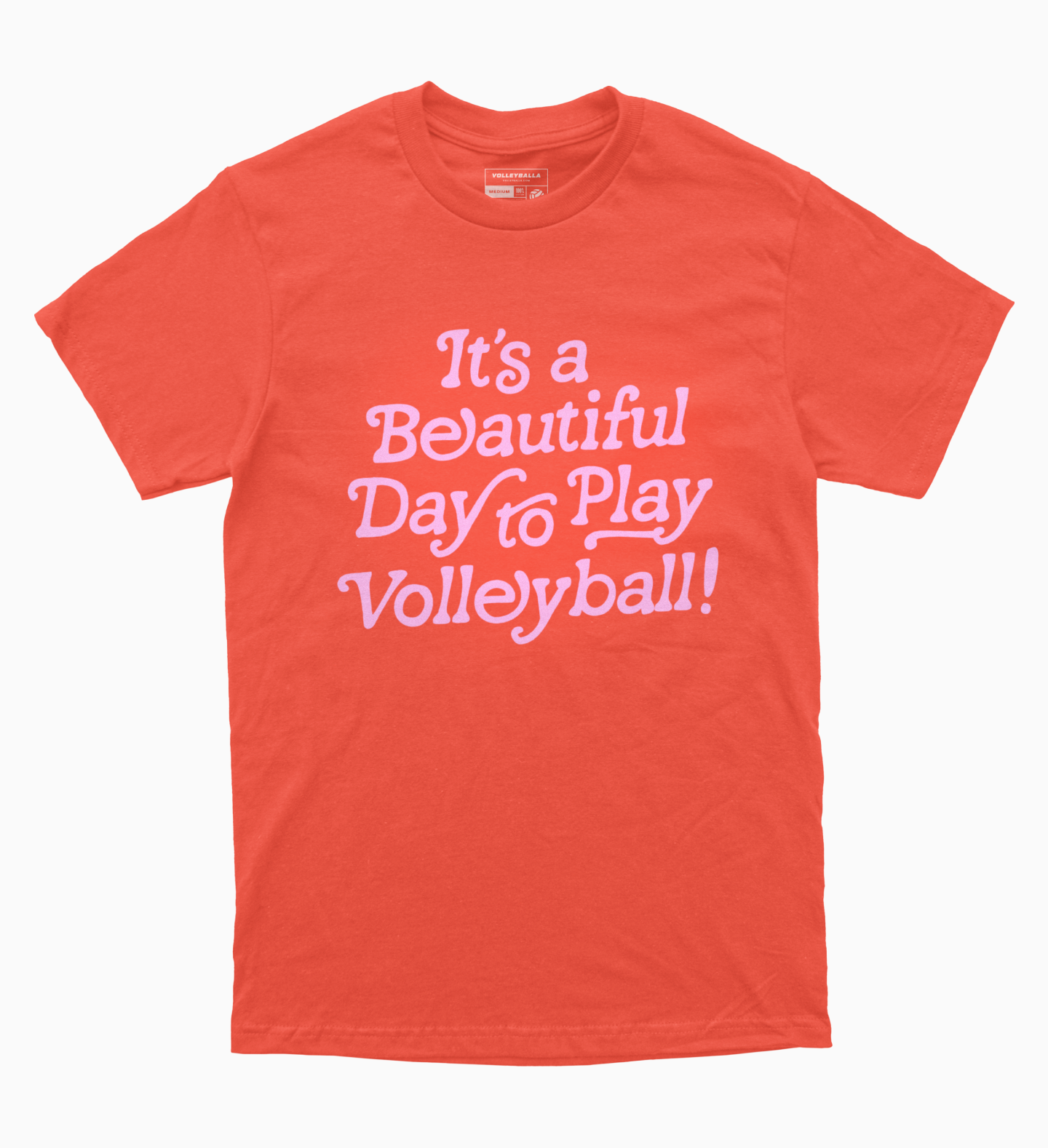 It's A Beautiful Day to Play Volleyball T-Shirt | Volleyballa Xs, image size:1440x1578