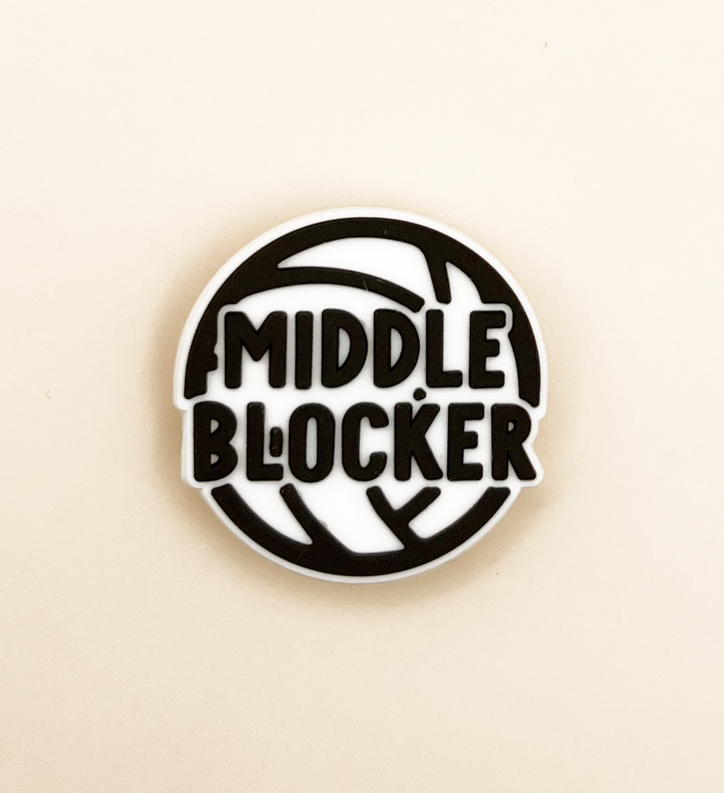 Croc top volleyball charms