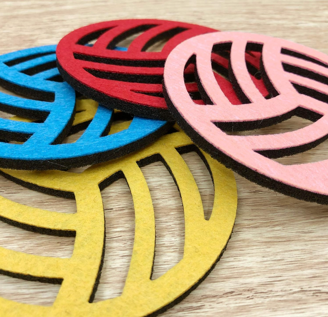 Volleyball Felt Coaster