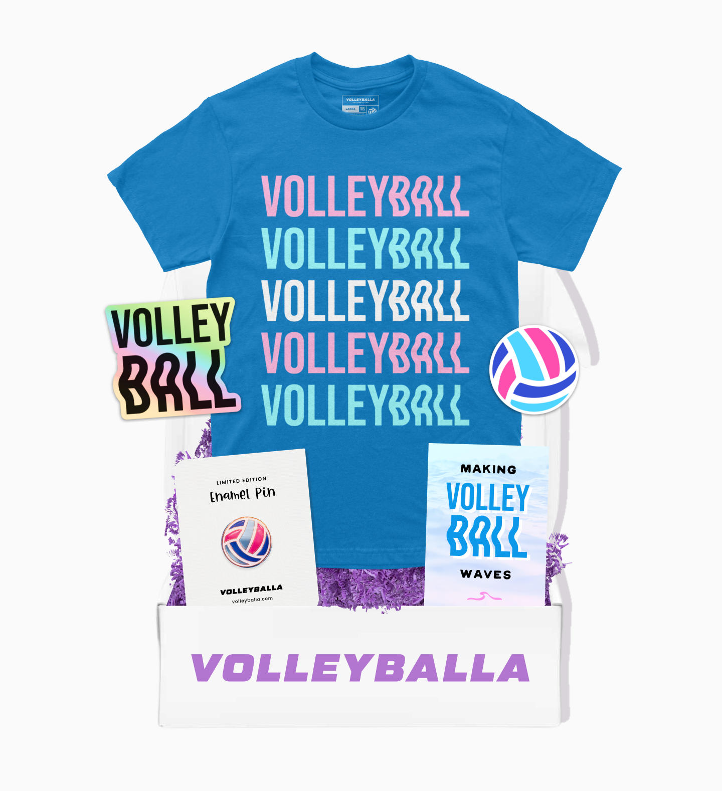 Volleyballa Box T-Shirt Club Subscription Box