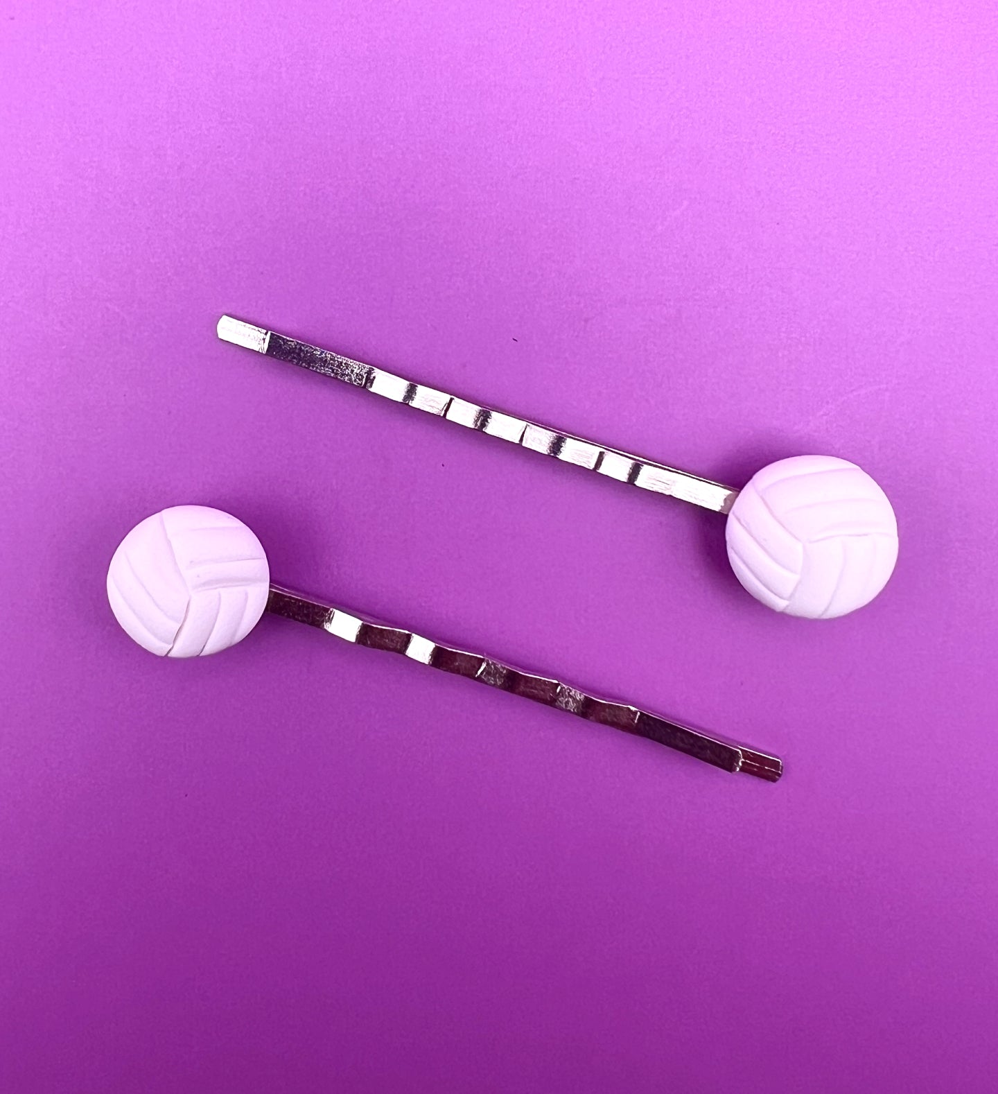 Volleyball Clay Bobby Pins