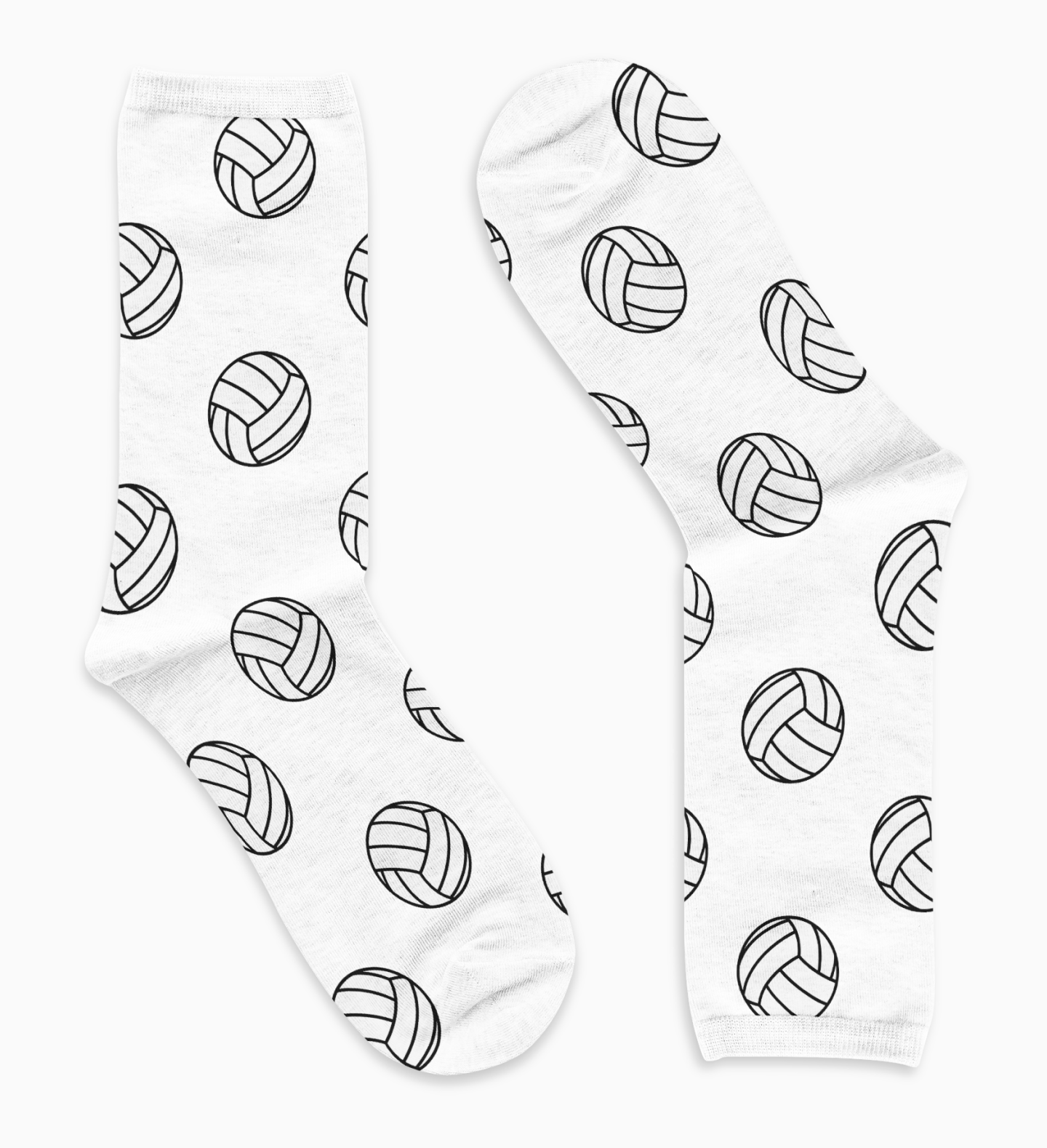 Volleyball Crew Socks - Pick Color