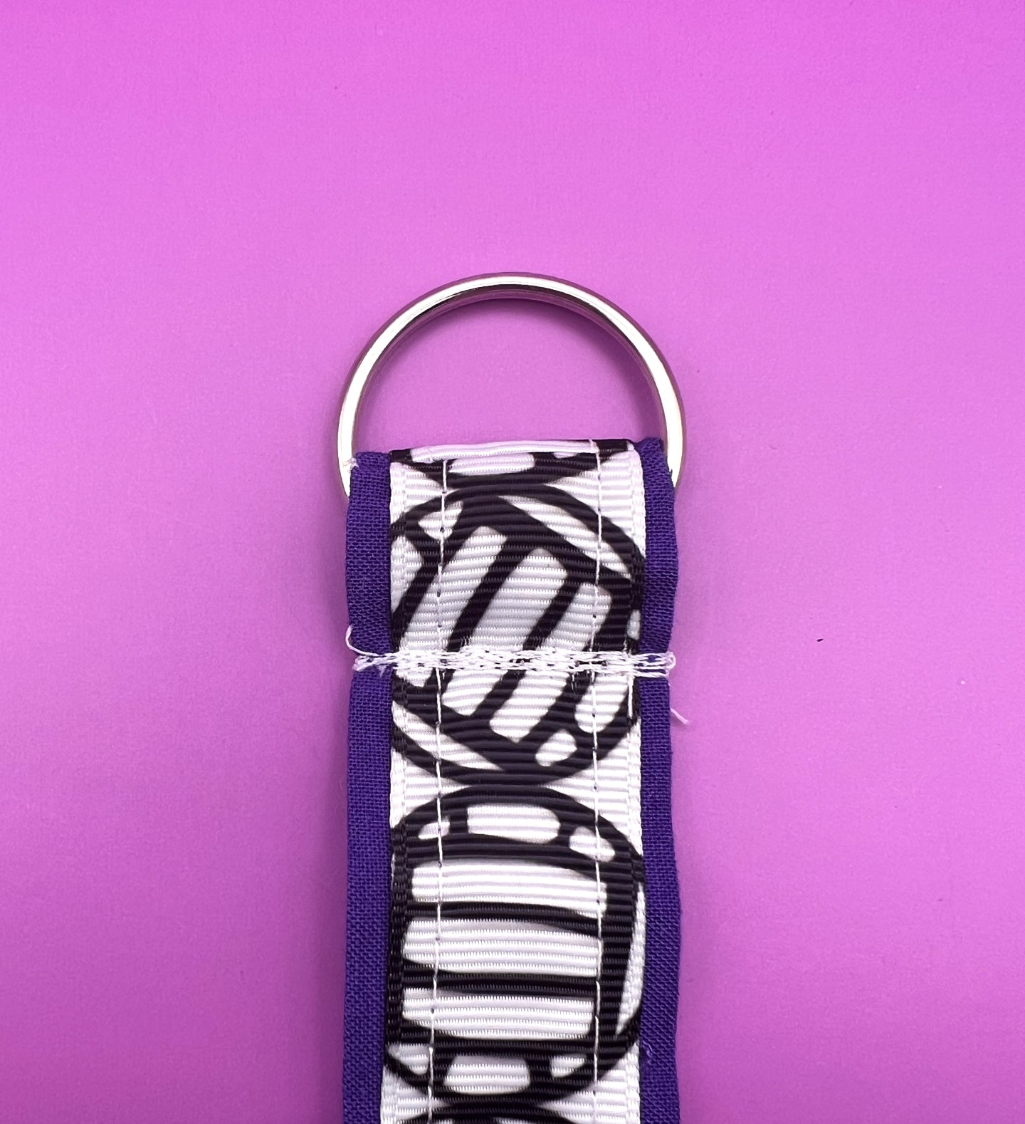 Volleyball Pattern Wristlet Keychain