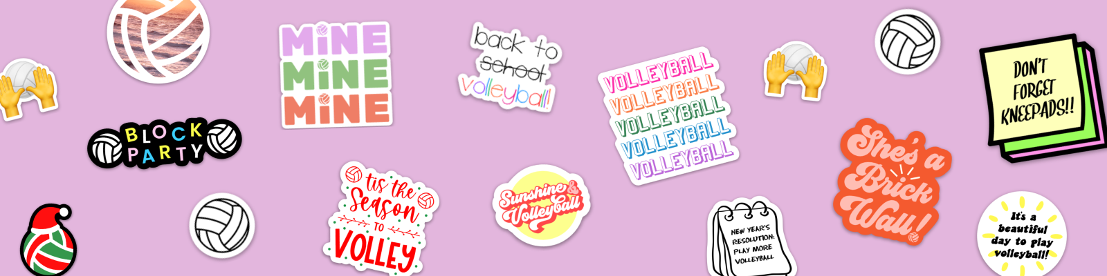 Volleyball Stickers