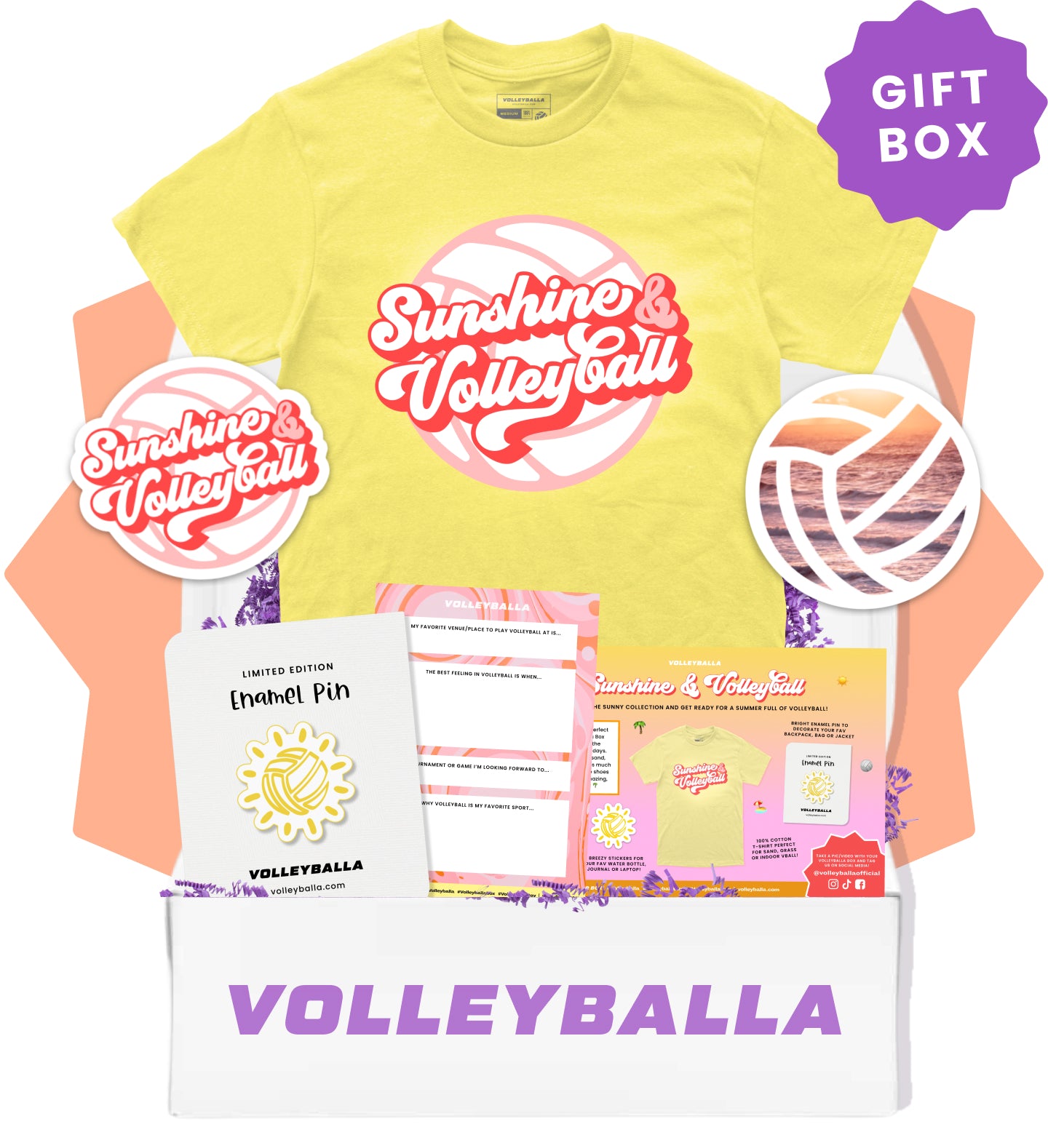 Sunshine & Volleyball Gift Box