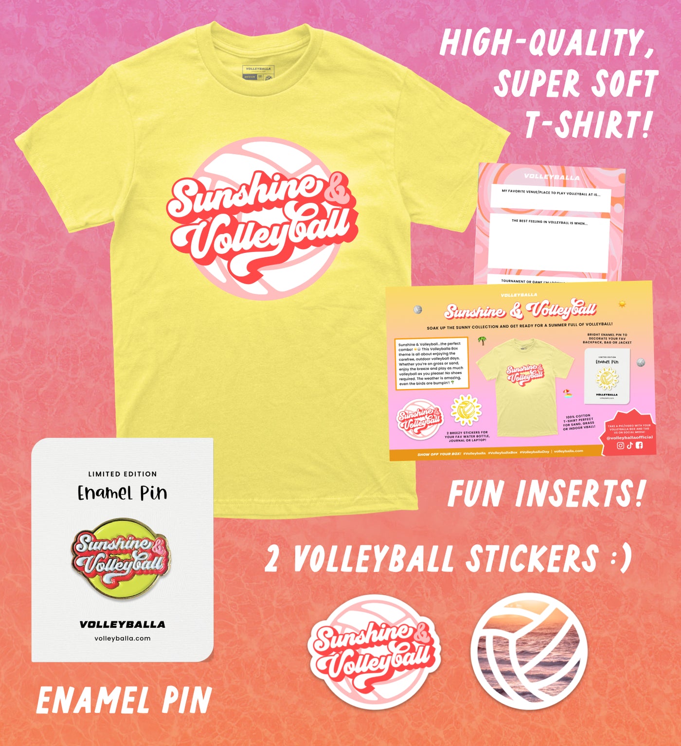 Sunshine & Volleyball Gift Box