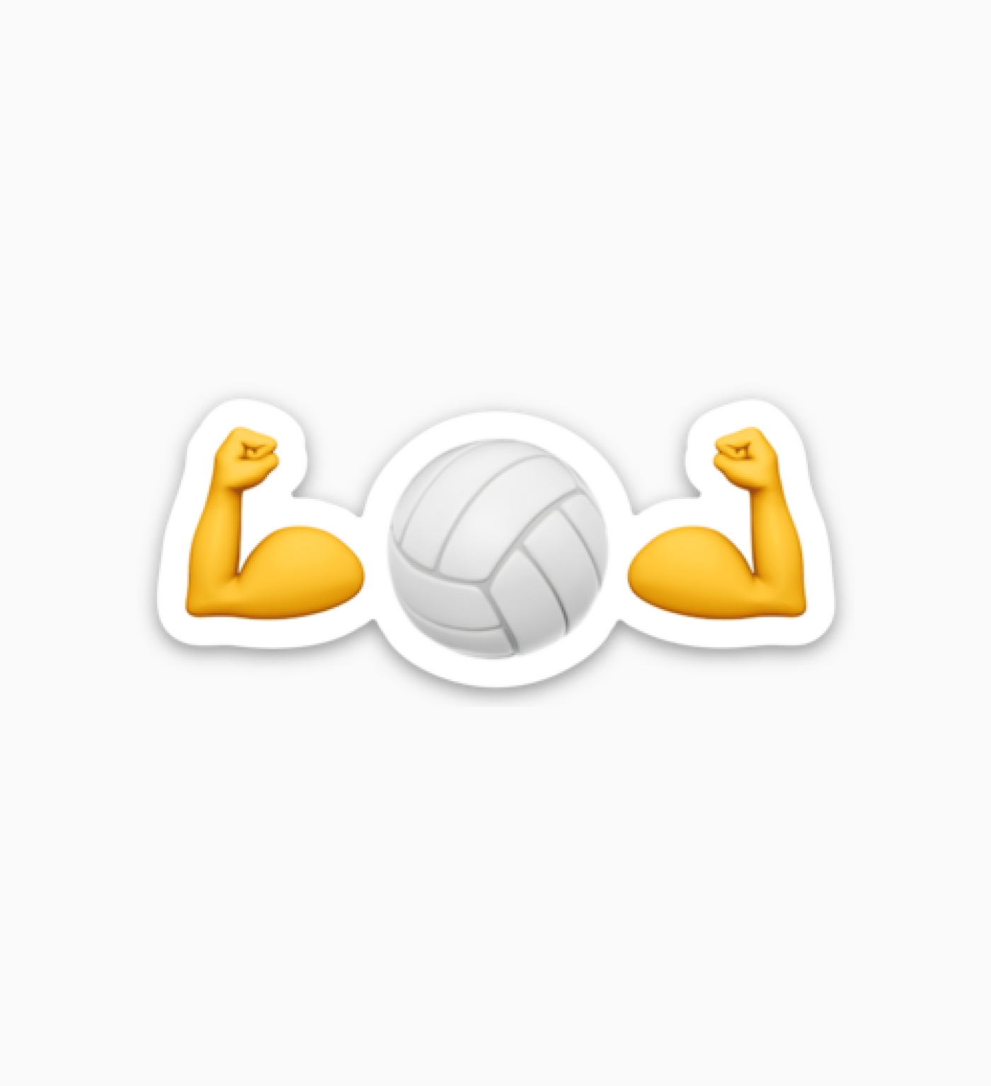 Volleyball Biceps Emoji Sticker