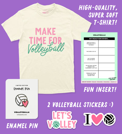 Make Time for Volleyball Gift Box