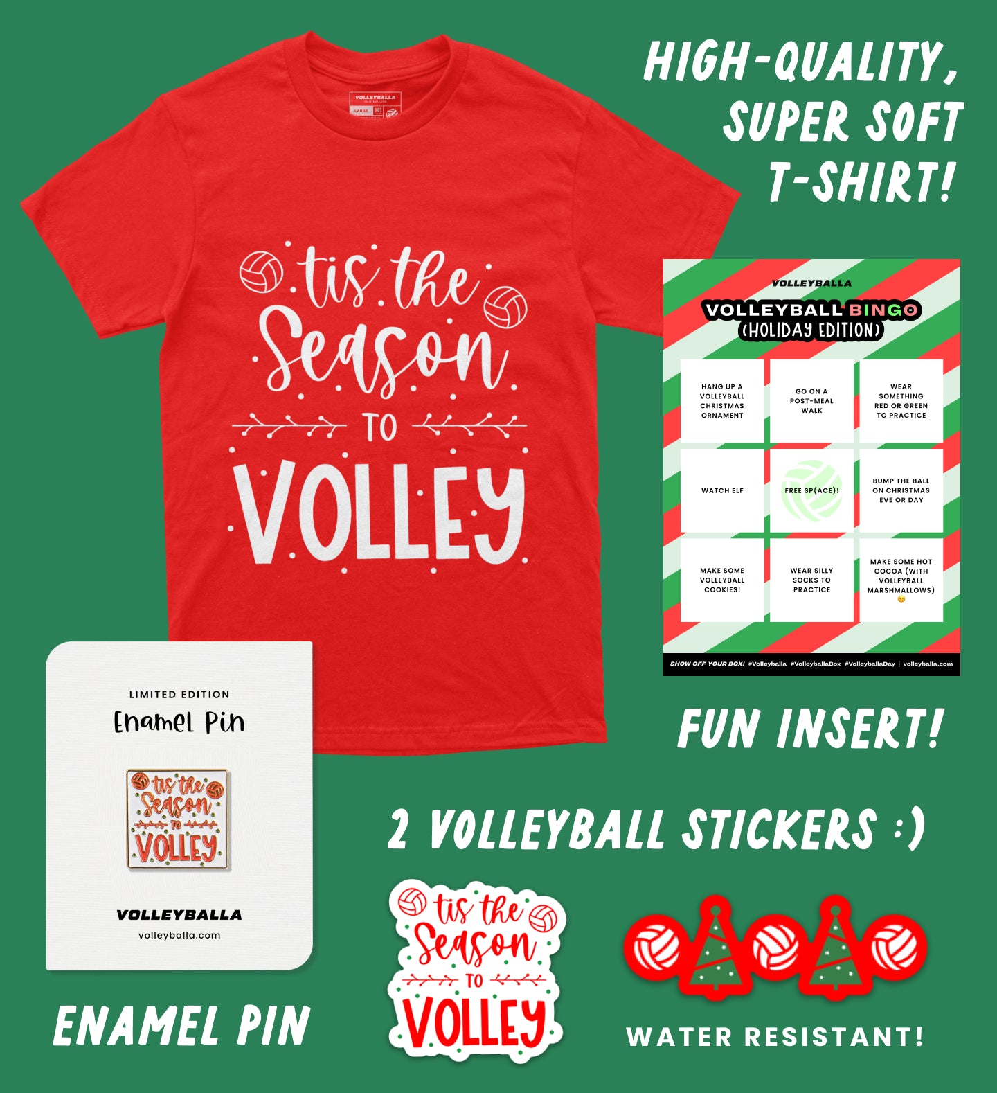 Tis the Season to Volley - Volleyball Gift Box
