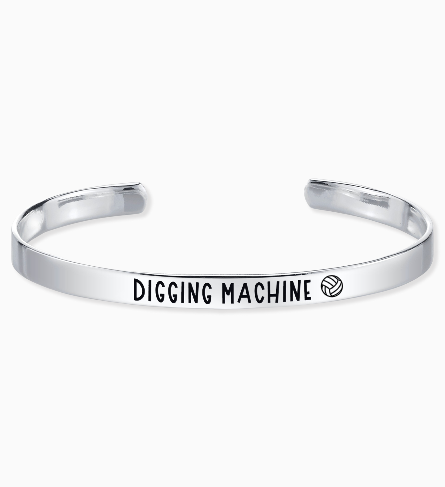 Digging Machine - Volleyball Position Engraved Bangle