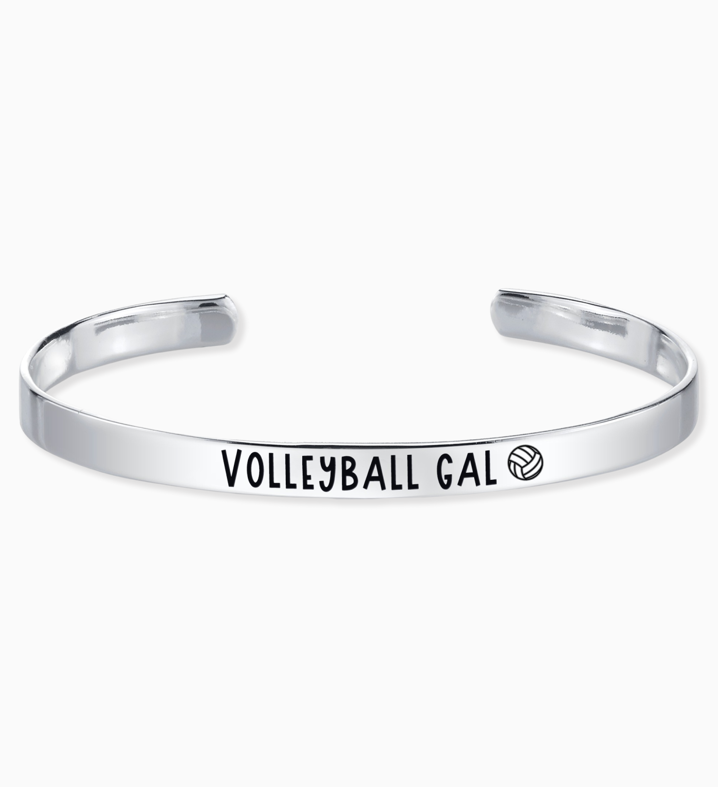 Inspired Silver - Petite Volleyball Braided Bracelet for Women Inspired Silver - Petite Volleyball Braided Bracelet for Women