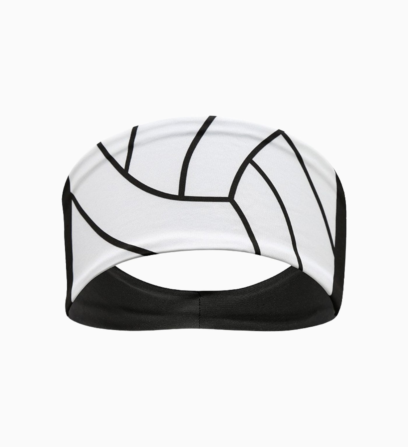 Volleyball Headband - White Volleyball Full Bleed Print