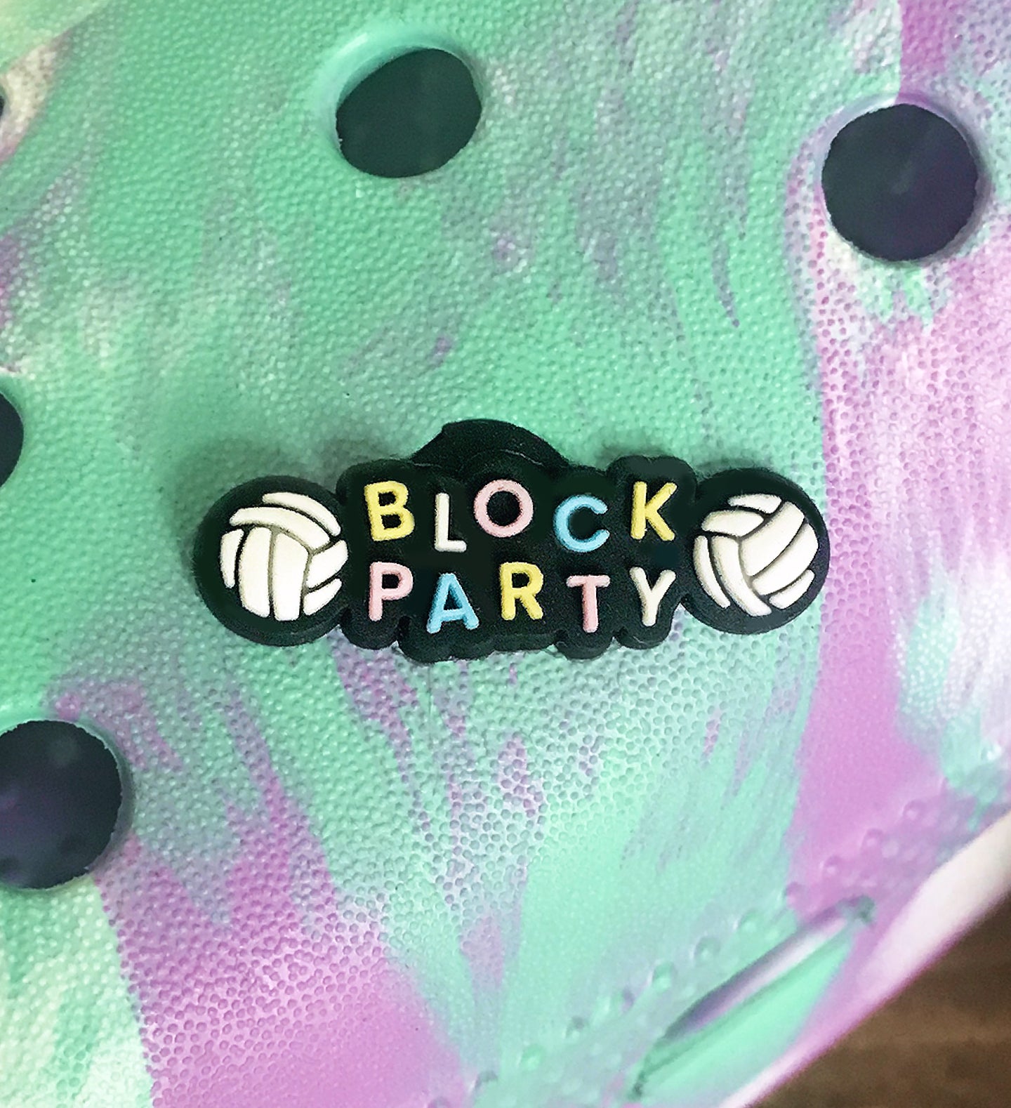 Block Party - Volleyball Shoe Charm