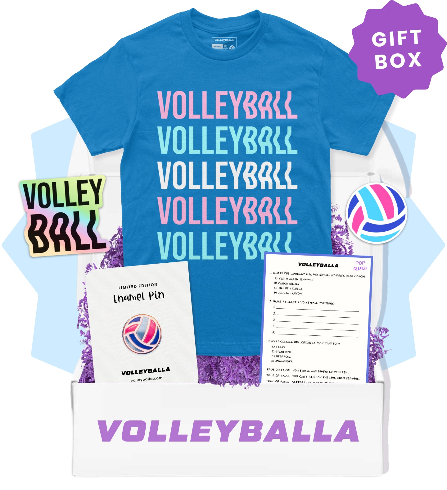 Make Volleyball Waves - Volleyball Gift Box