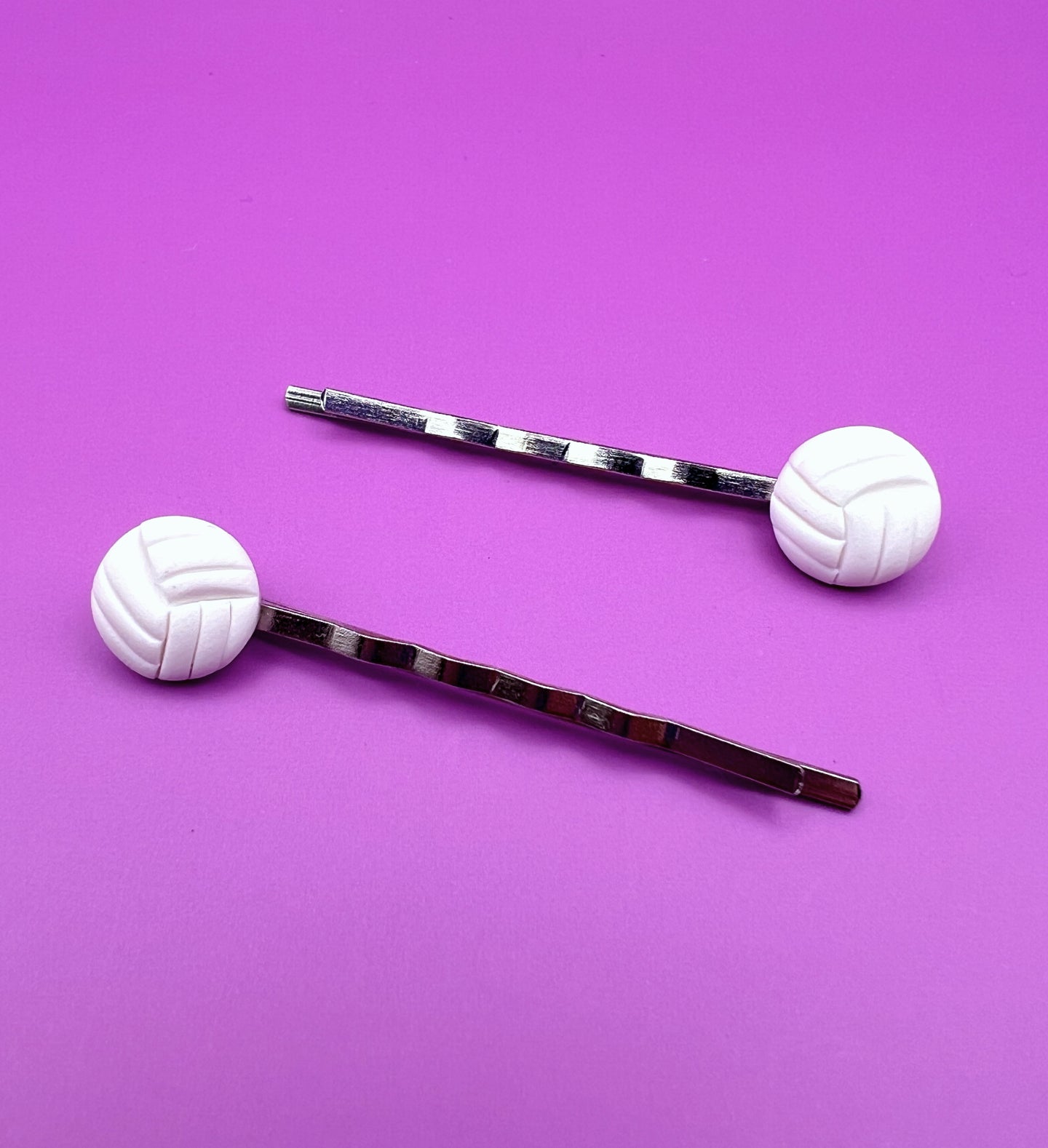 Volleyball Clay Bobby Pins