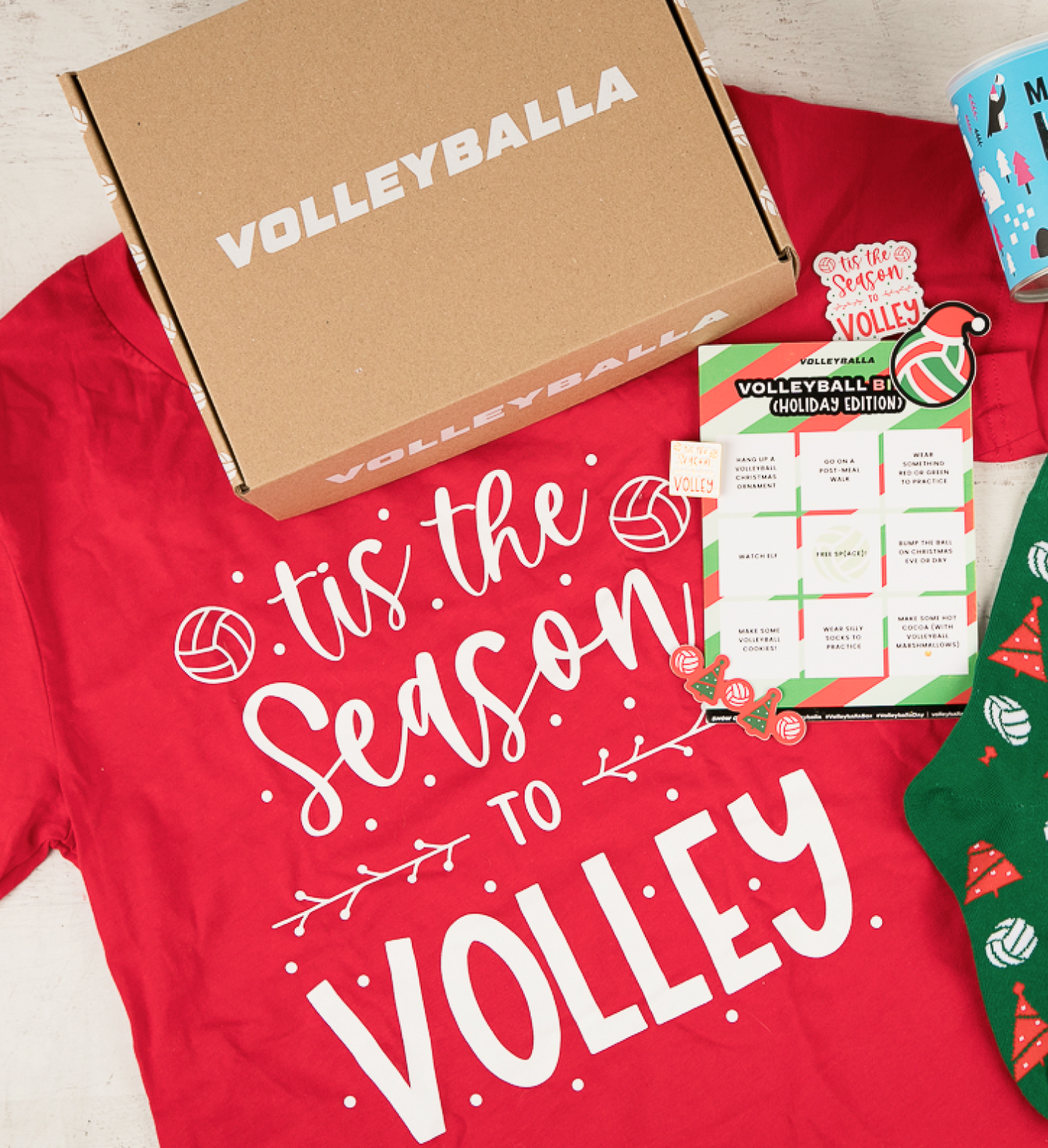 'Tis the Season to Volley - Volleyball T-Shirt