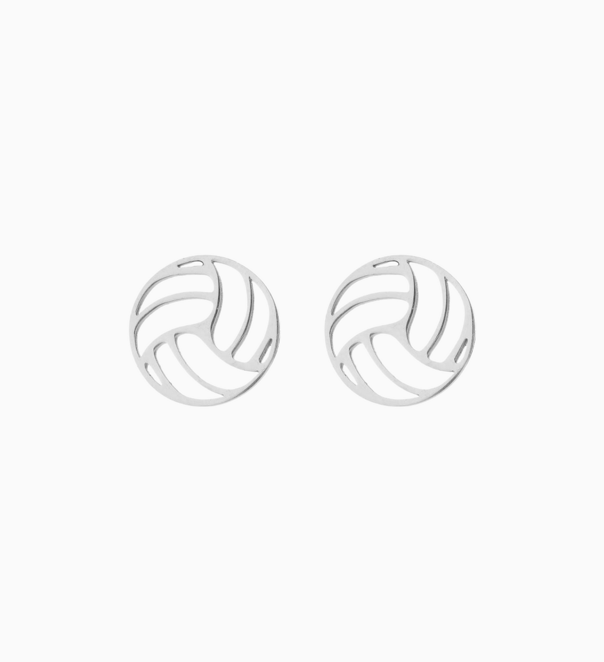 Volleyball Stud Earrings Hollow Volleyball T Volleyballa