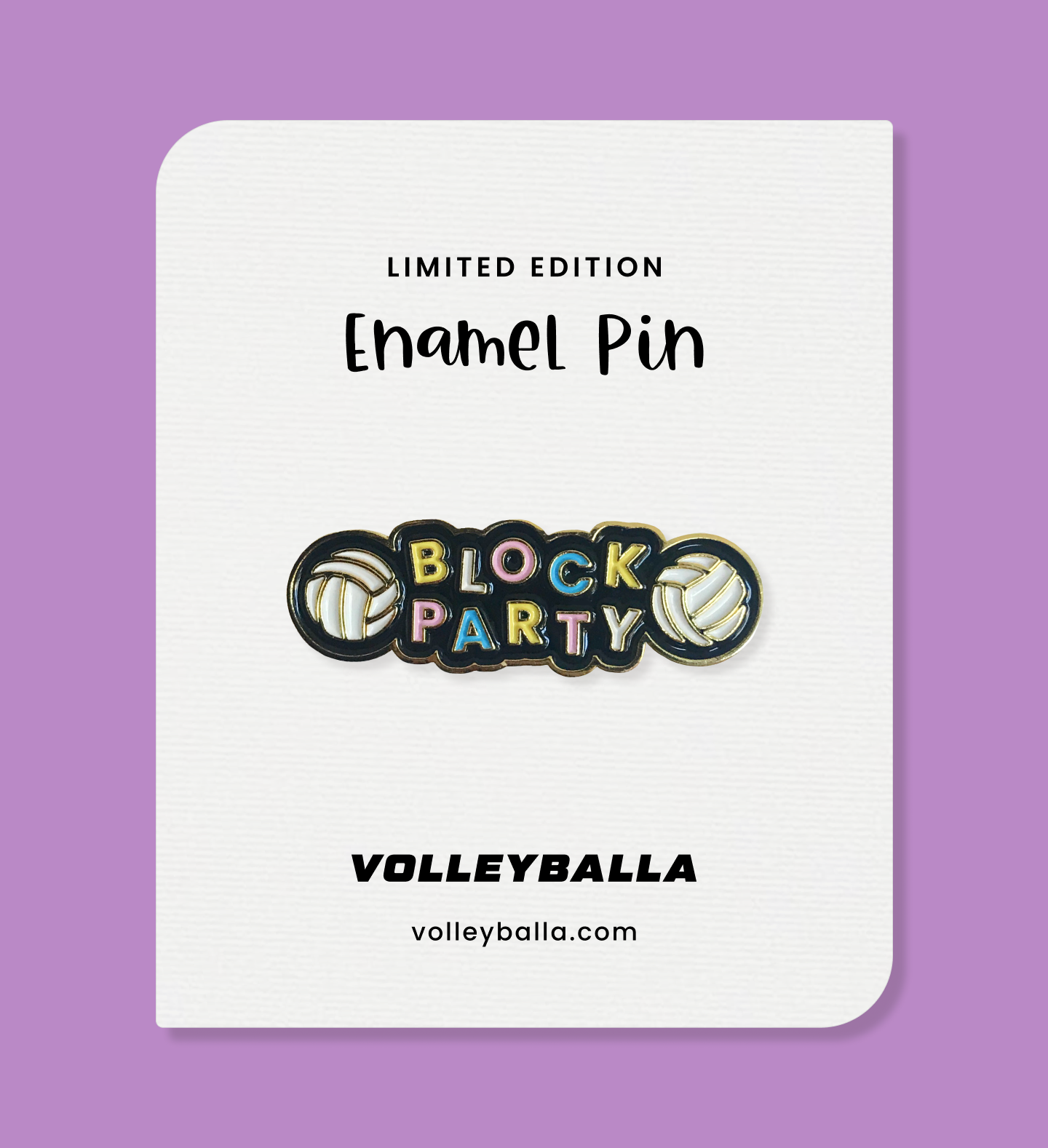 Block Party Enamel Pin