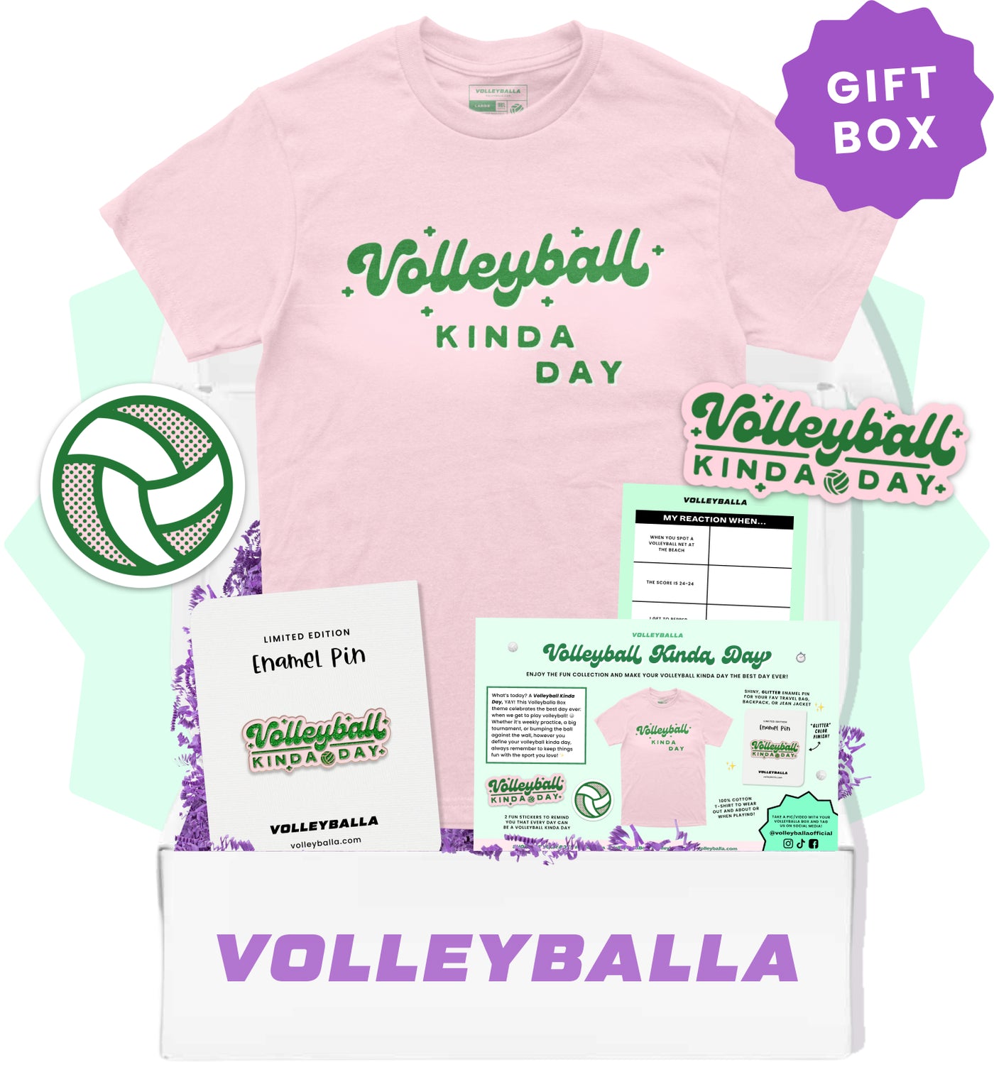 Volleyball Kinda Day - Volleyball Gift Box