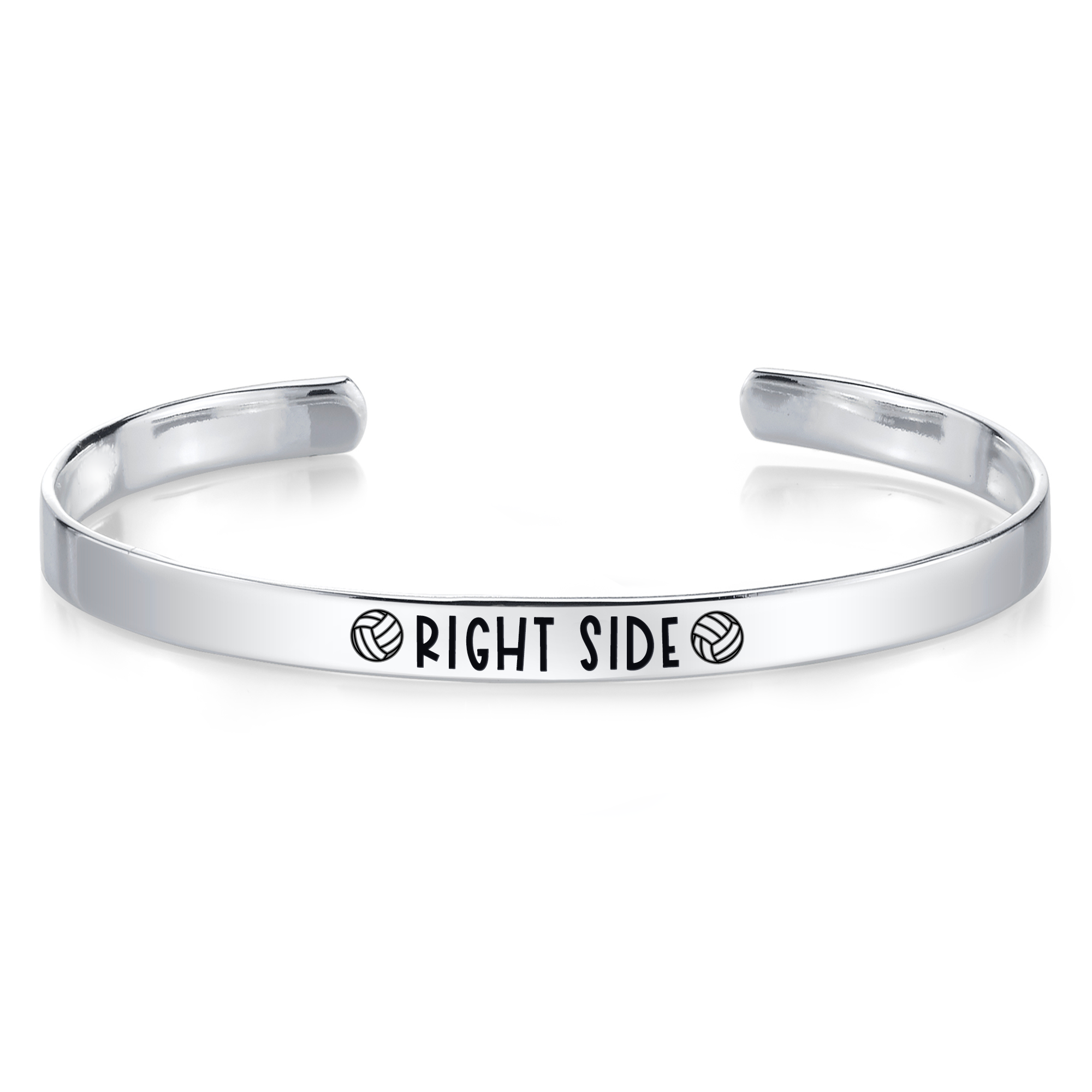 Right Side/Opposite Hitter - Volleyball Position Engraved Bangle